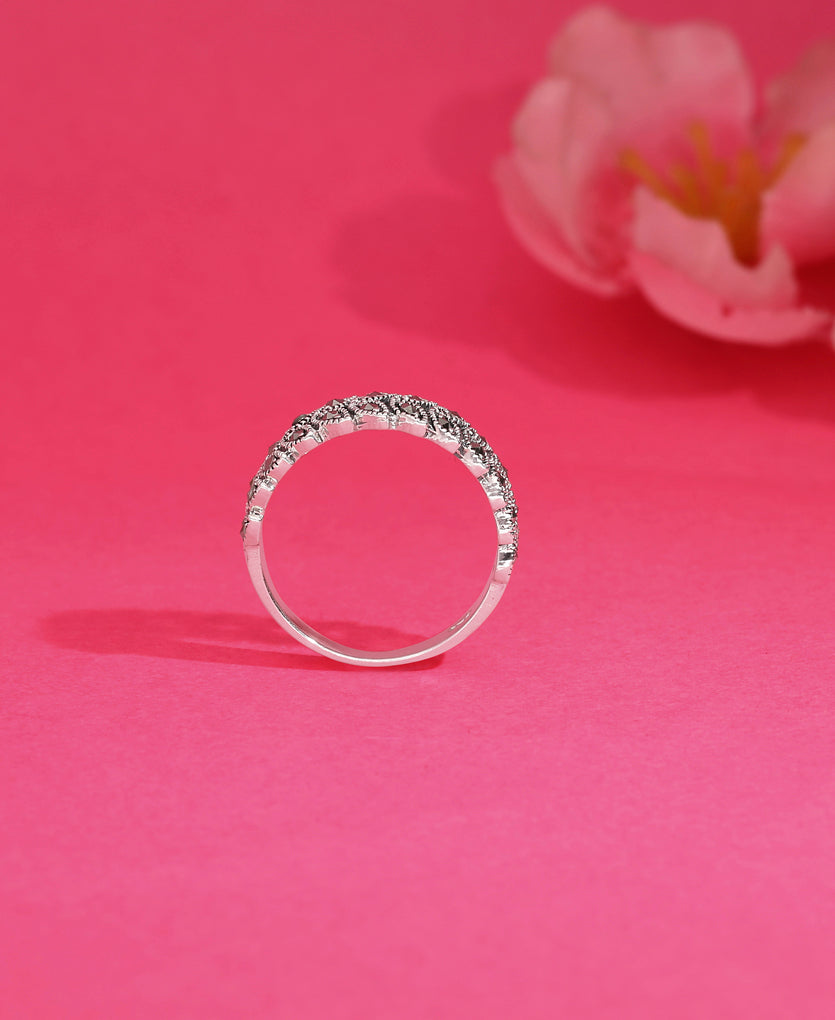 Rhythm Radiance Silver Ring