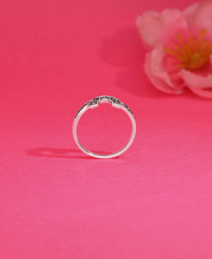 Rhythm Spark Silver Ring