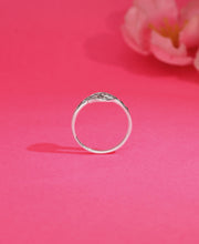 Whimsy Sparkle Silver Ring