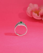 Dainty Dazzle Silver Ring