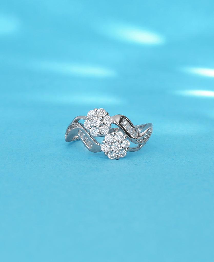 Meadow Bloom Silver Ring