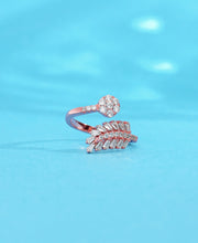 Delicate Fern Silver Ring