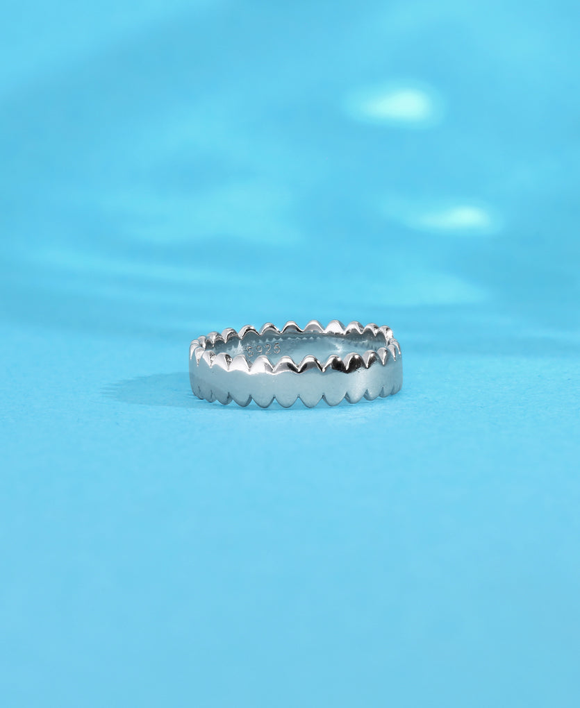 Modern Rustique Silver Ring