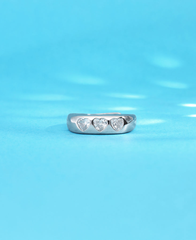 Timeless Romance Silver Ring