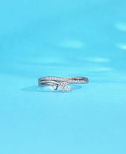 Twisted Foliage Silver Ring