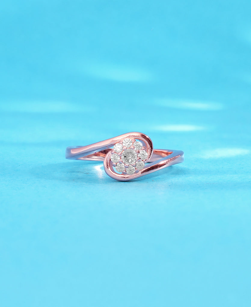 Urban Bloom Silver Ring