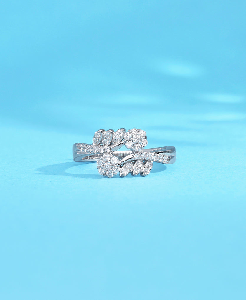 Zephyr Blossom Silver Ring