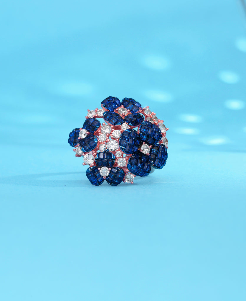 Wildflower Melody Silver Ring