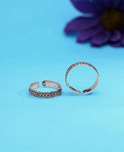Eclectic Fusion Silver Toe Ring