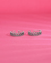 Stylish Adornment Silver Toe ring