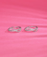Dainty Dangles Silver Toe Ring