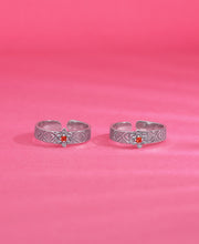 Radiant Delight Silver Toe Ring