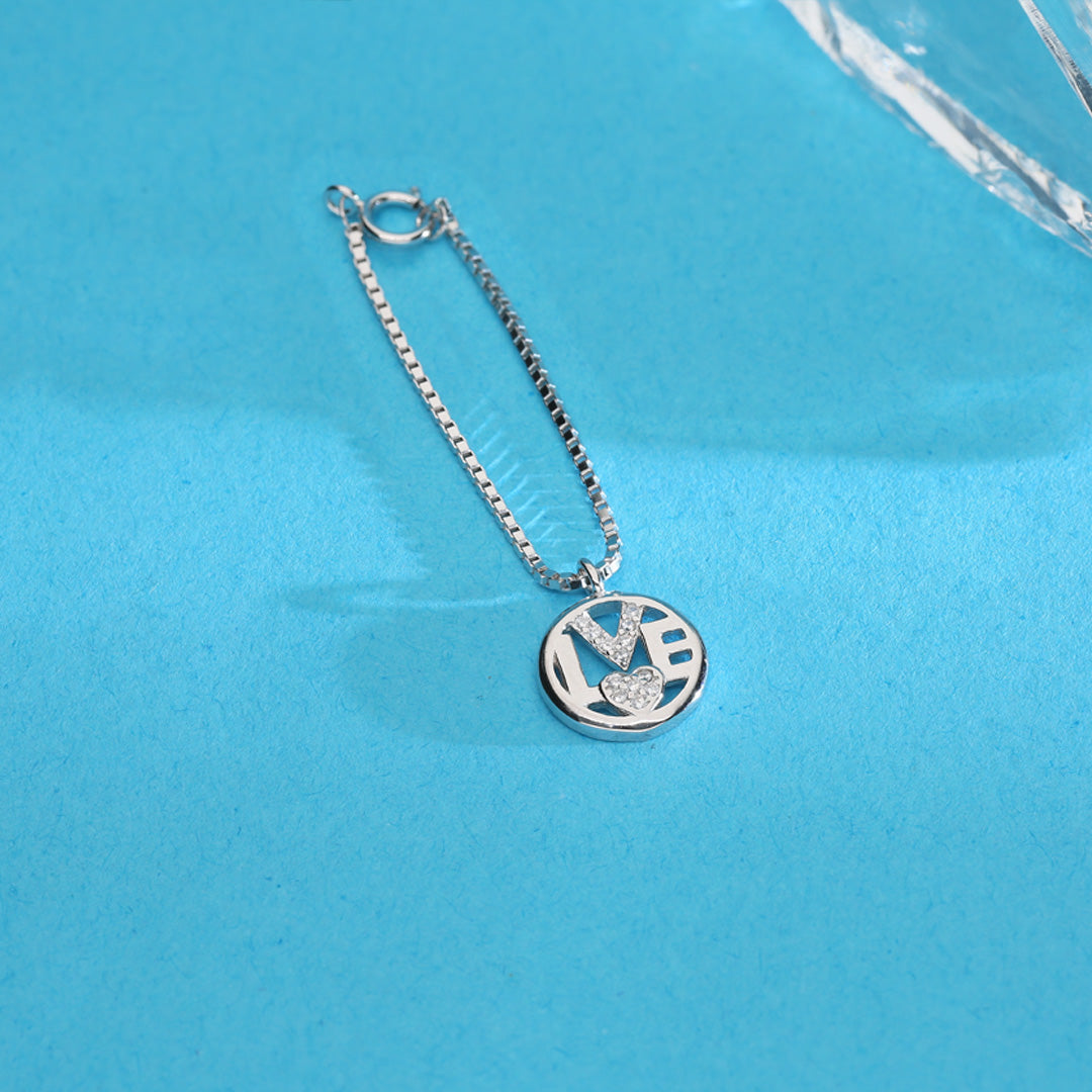 Modern Love Silver Watch charms