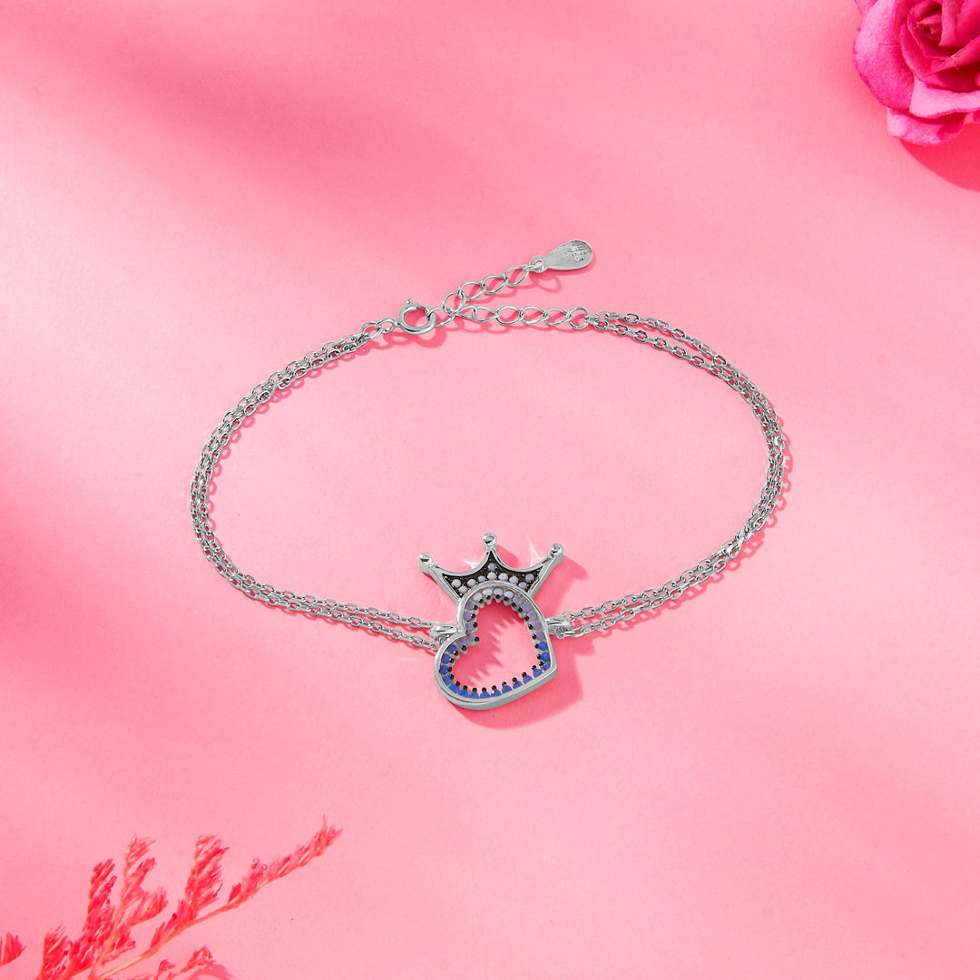 Valentine’s Delight 925 Silver Bracelet For Woman