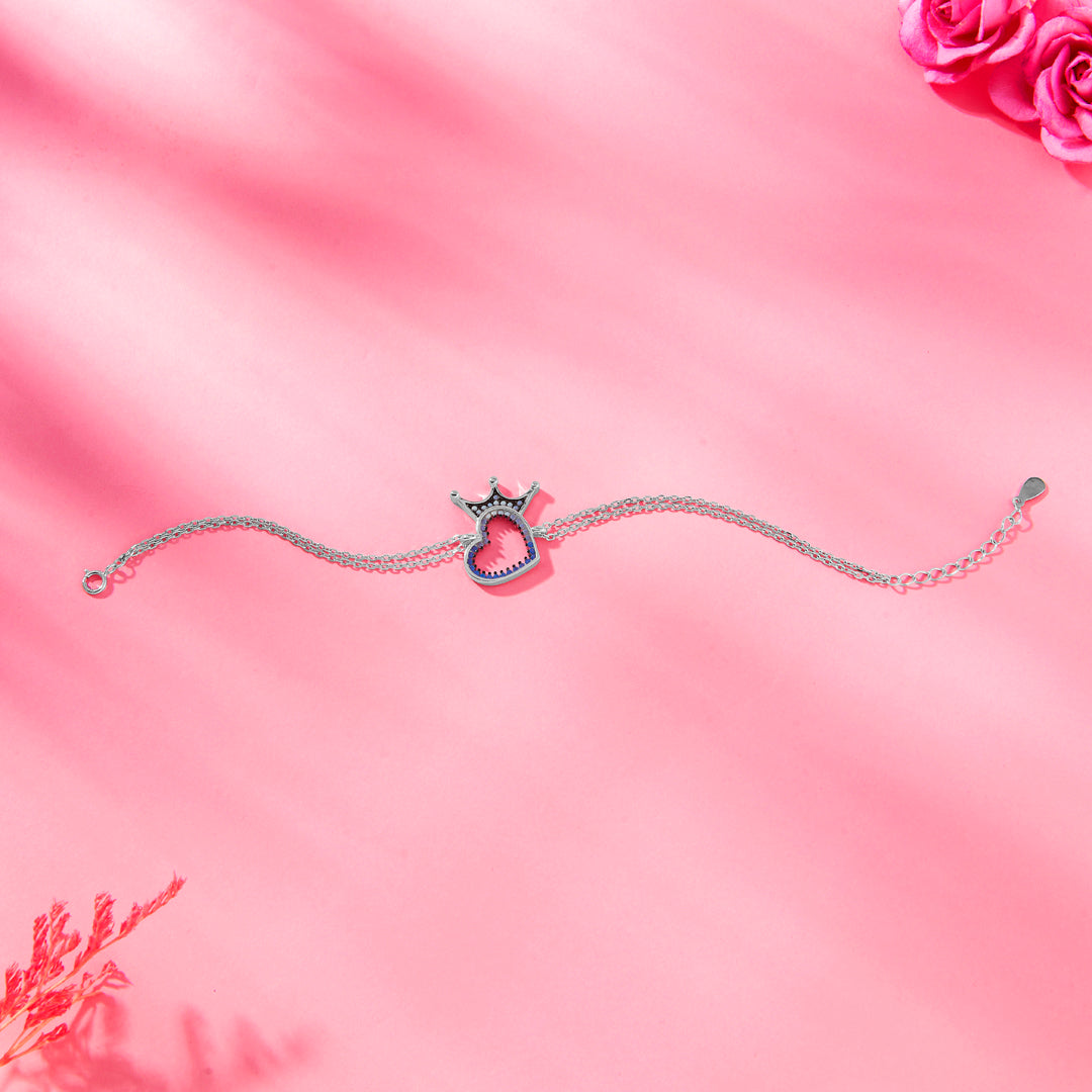Valentine’s Delight 925 Silver Bracelet For Woman