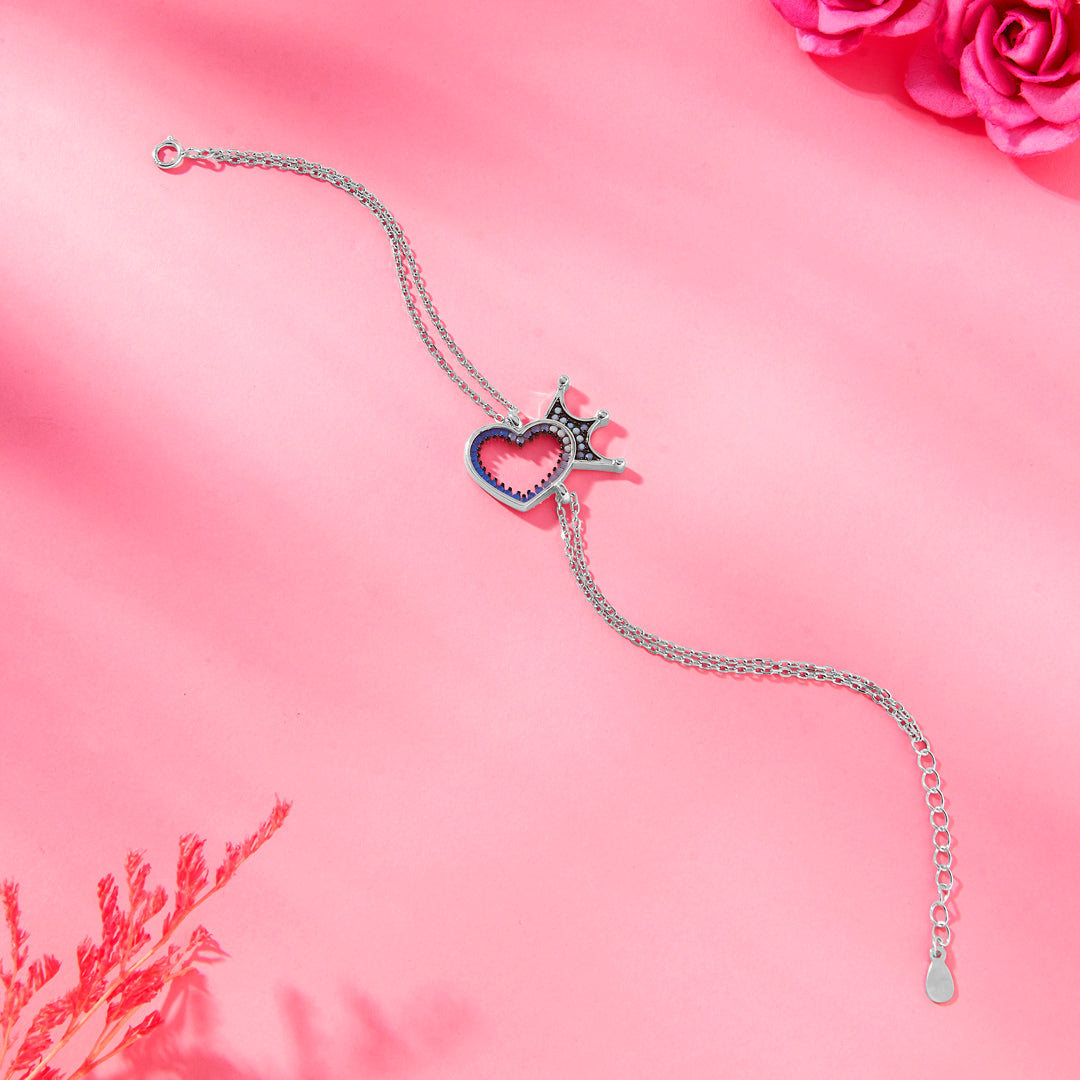Valentine’s Delight 925 Silver Bracelet For Woman