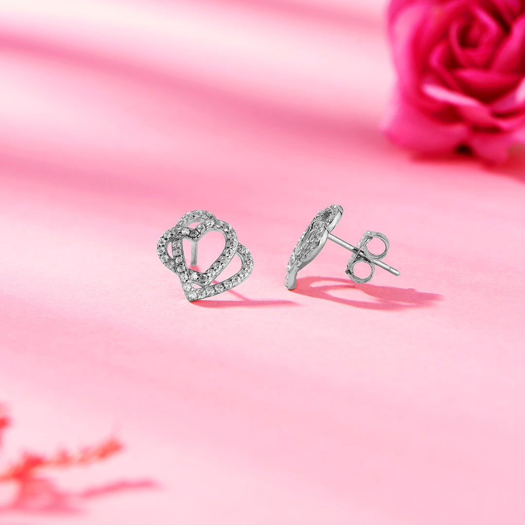 Close at Heart 925 Silver Earring For Woman