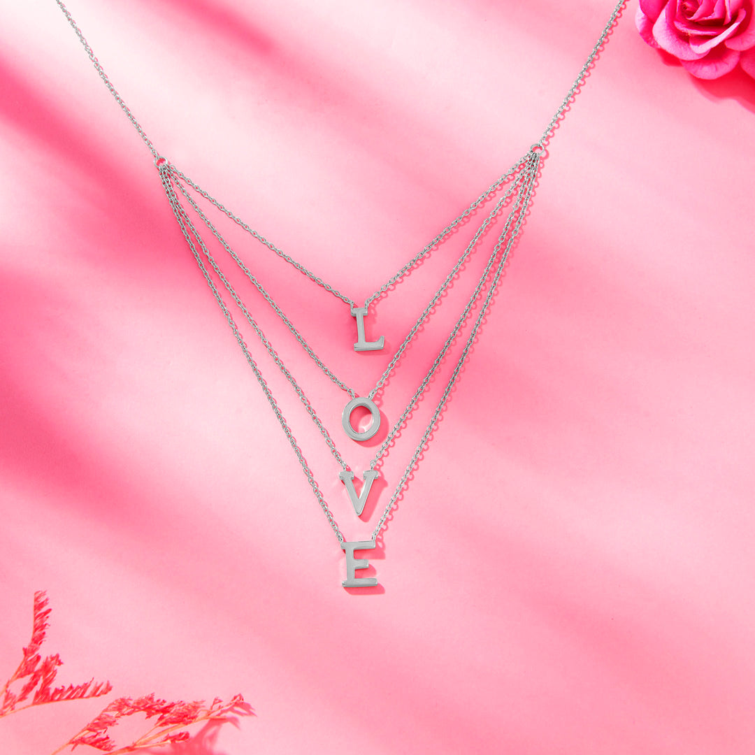 Bound by Love 925 Silver Necklace For Woman