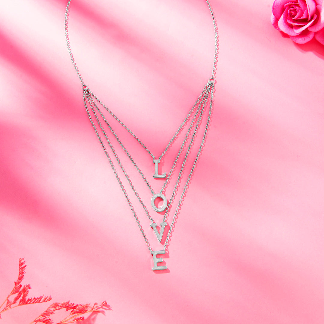 Bound by Love 925 Silver Necklace For Woman