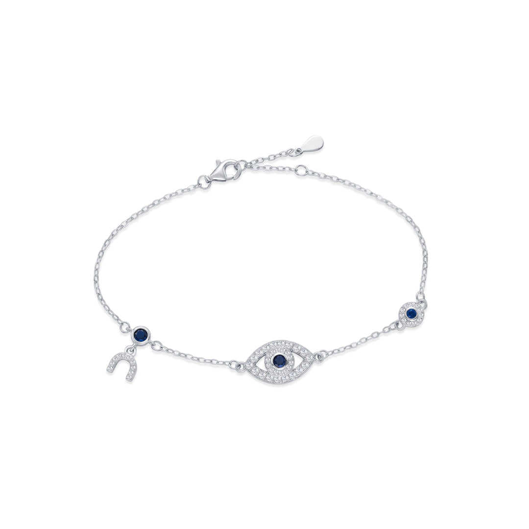 Protective Gleam 
Flexible Silver Bracelet