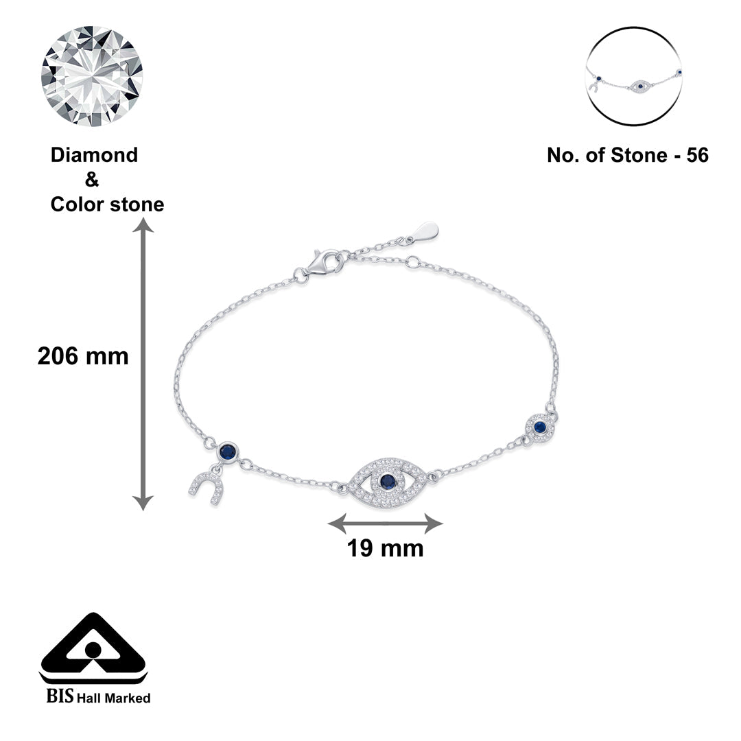 Protective Gleam 
Flexible Silver Bracelet