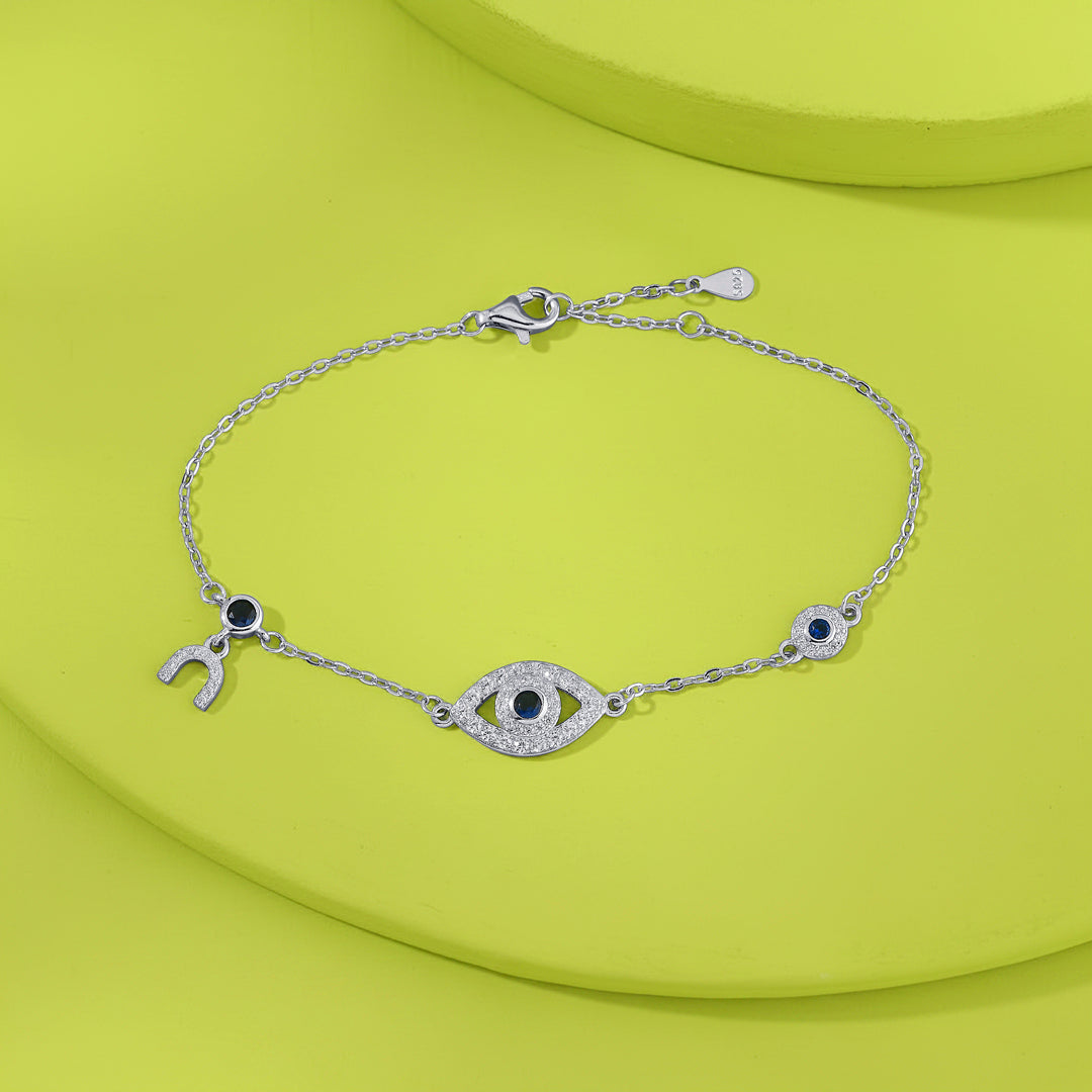 Protective Gleam 
Flexible Silver Bracelet