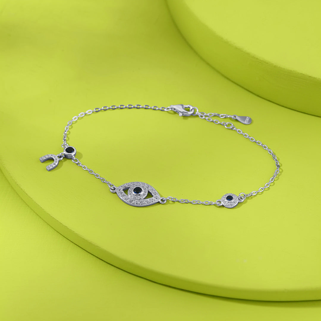 Protective Gleam 
Flexible Silver Bracelet