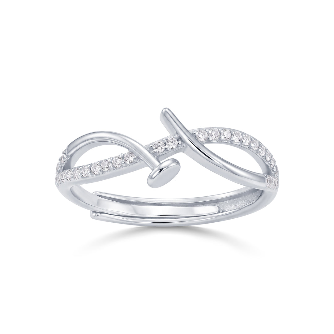 Twinkle Trail Fashion Silver Ring