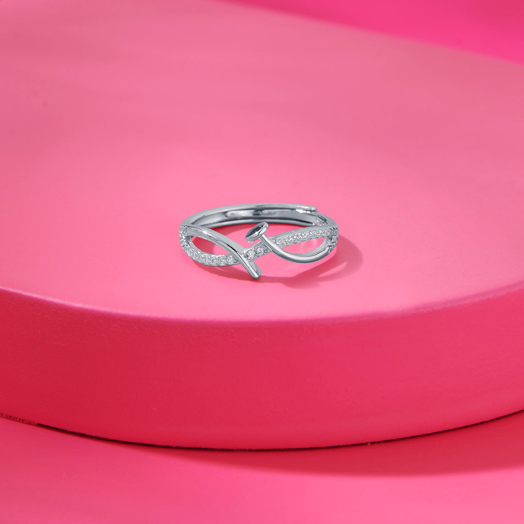 Twinkle Trail Fashion Silver Ring