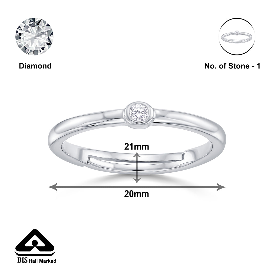 Everyday Spark Casual Silver Ring