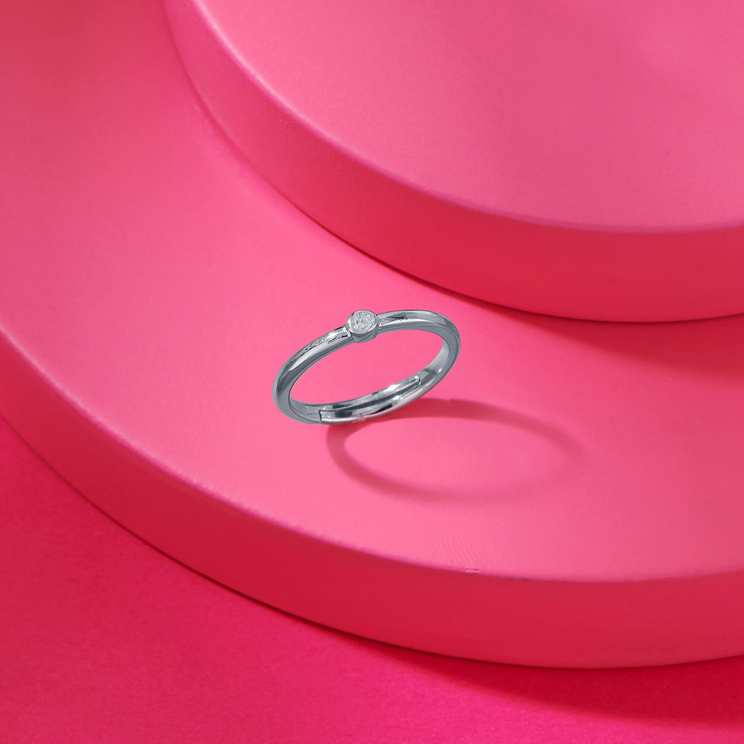 Everyday Spark Casual Silver Ring