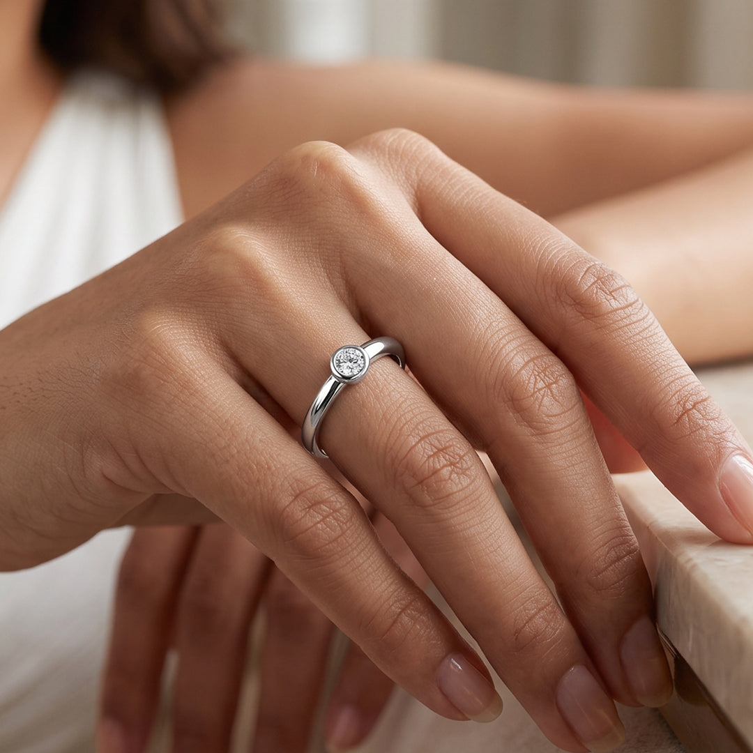 Everyday Spark Casual Silver Ring