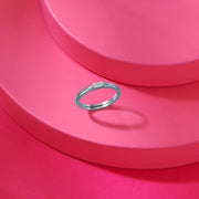Everyday Glow Casual Silver Ring