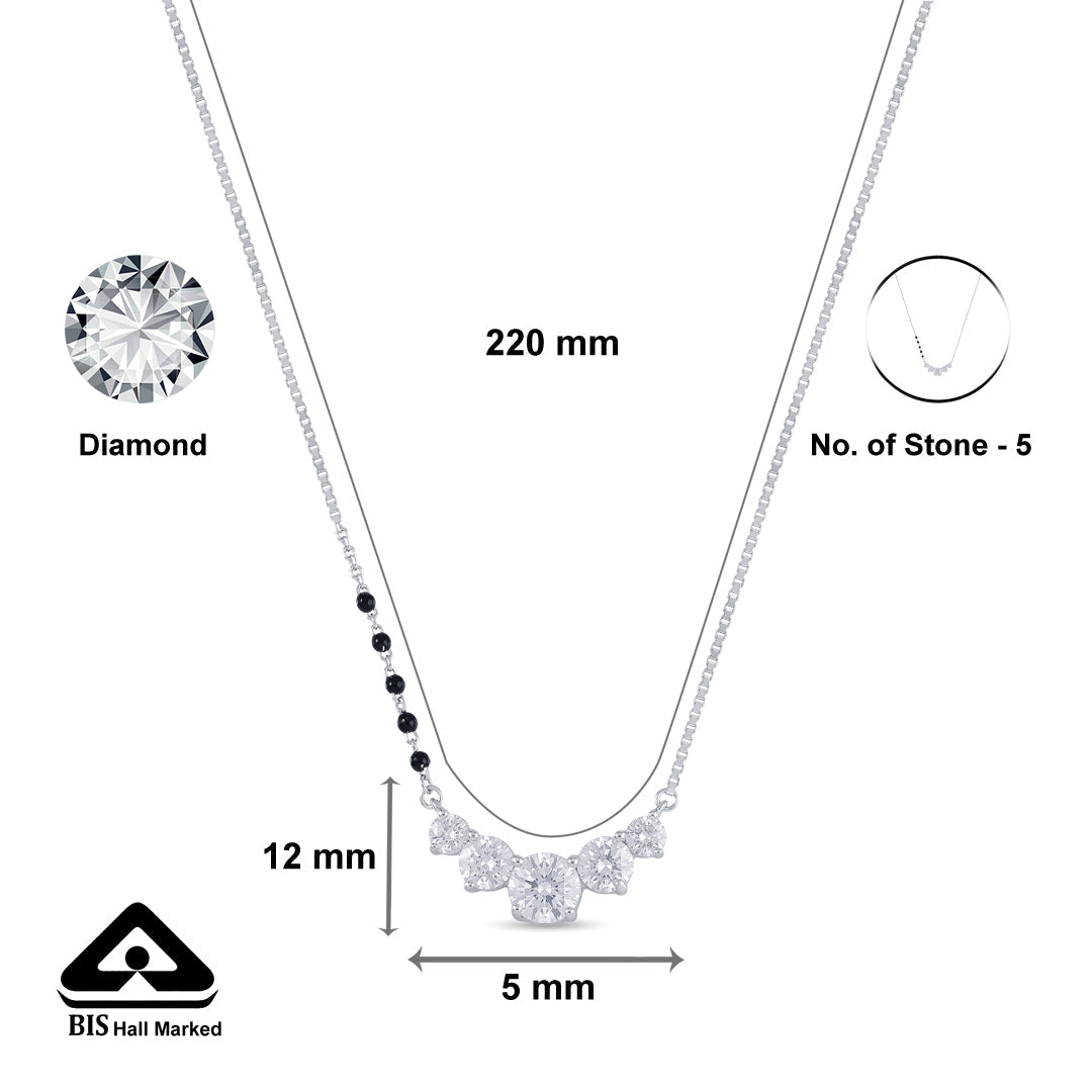 Spark Statement Silver Mangalsutra