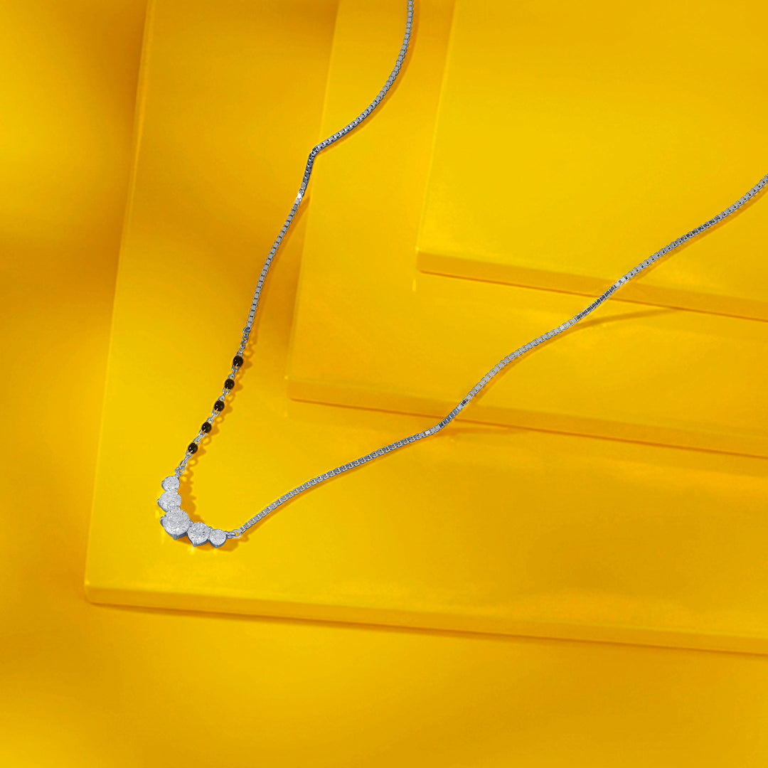 Spark Statement Silver Mangalsutra