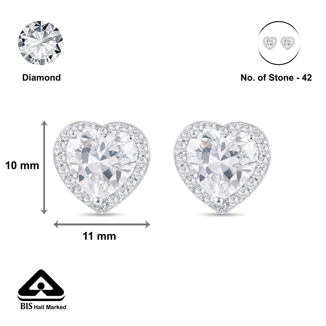 Heart Spark Silver Mangalsutra