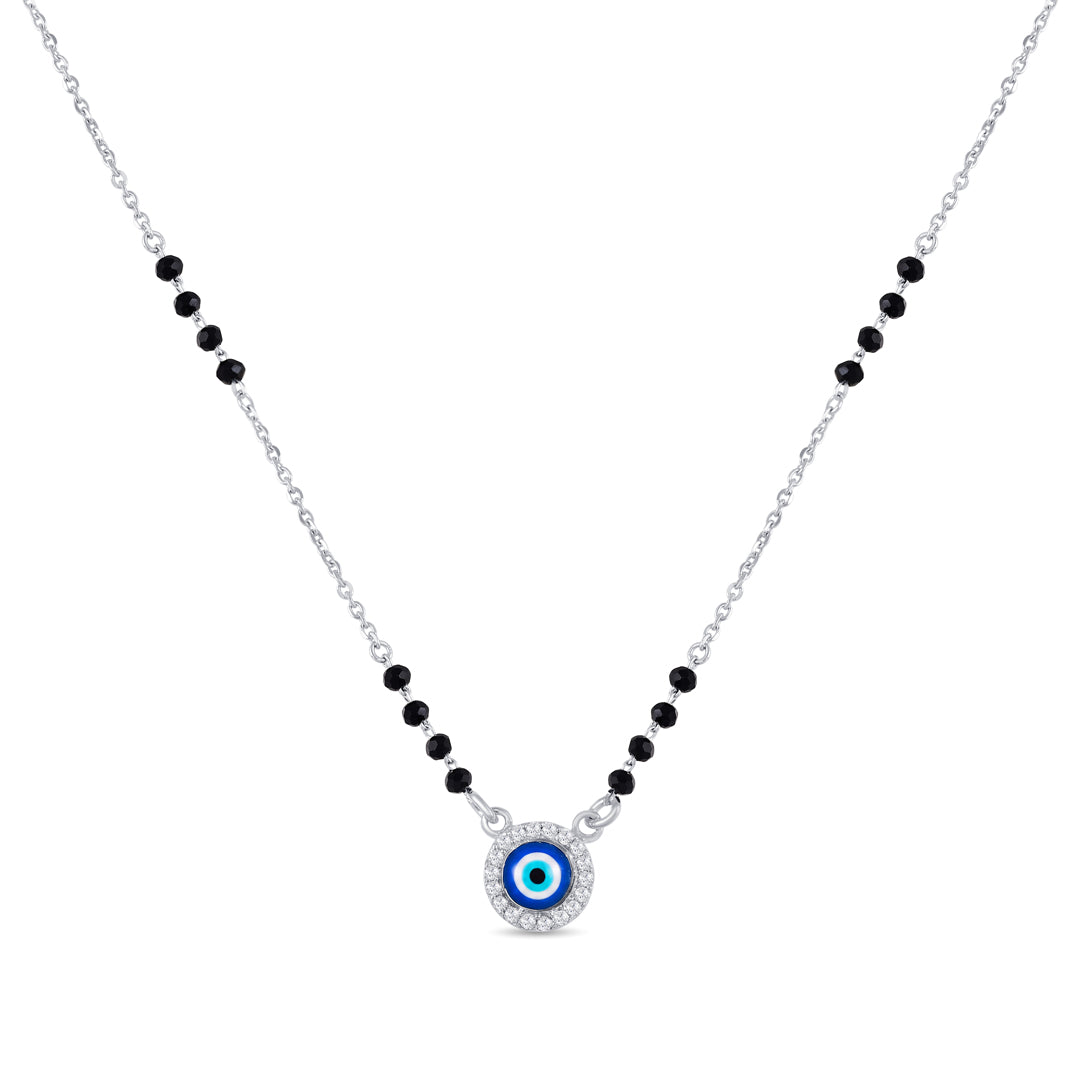 Nazar Amulet Silver Mangalsutra
