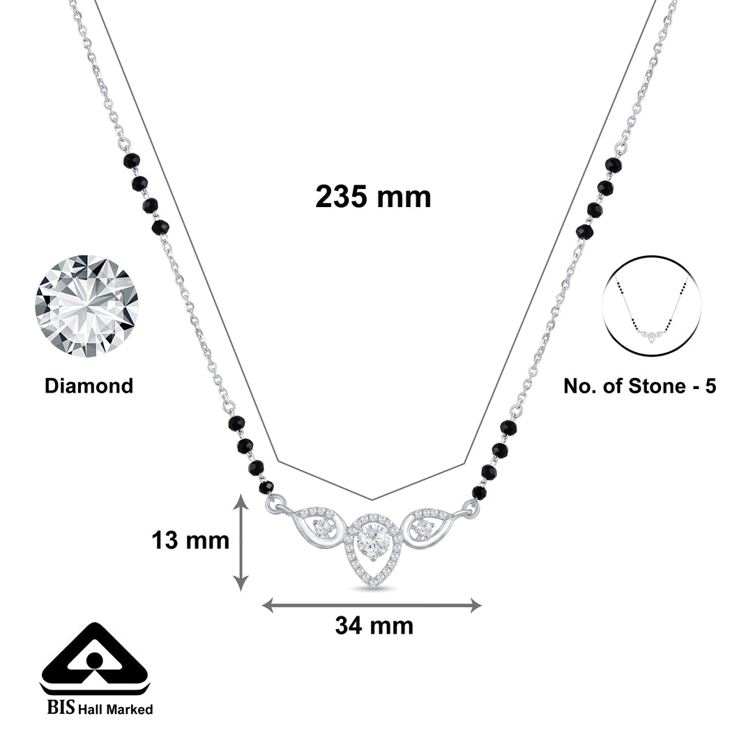 Eternal Union Silver Mangalsutra