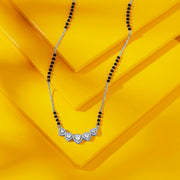 Heart Harmony Silver Mangalsutra