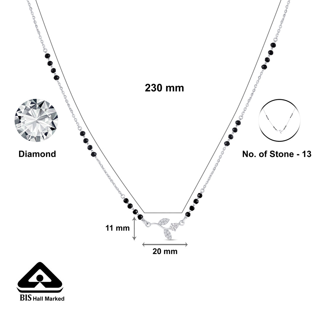 Symbol of Growth Silver Mangalsutra