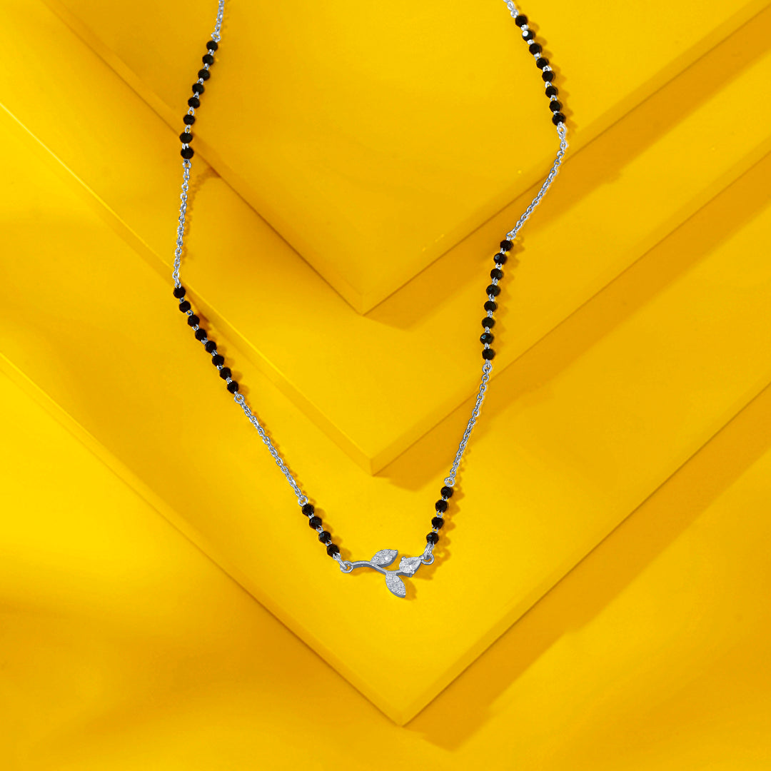 Symbol of Growth Silver Mangalsutra