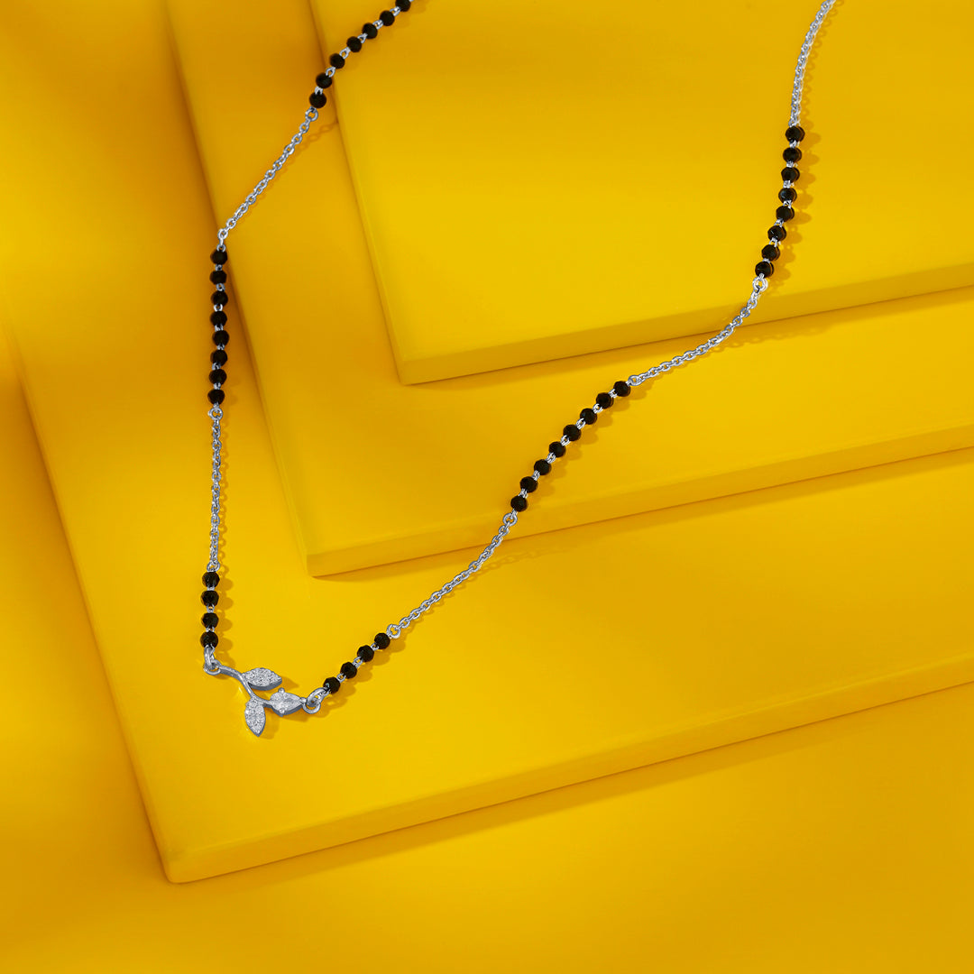 Symbol of Growth Silver Mangalsutra