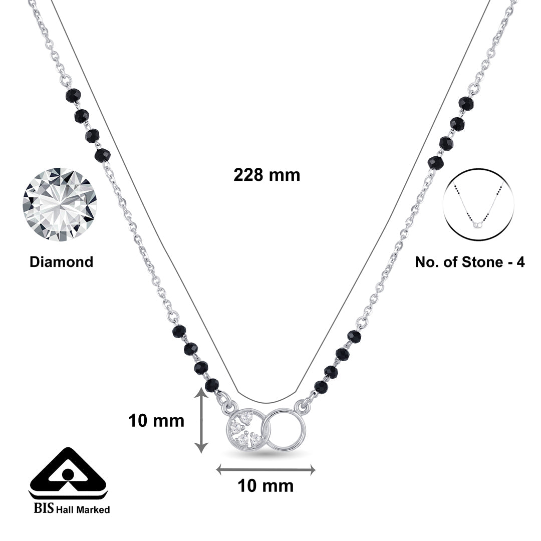 Forever Linked Silver Mangalsutra