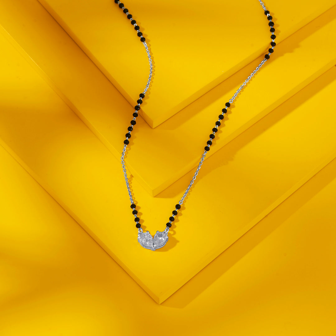 Evermore Love Silver Mangalsutra
