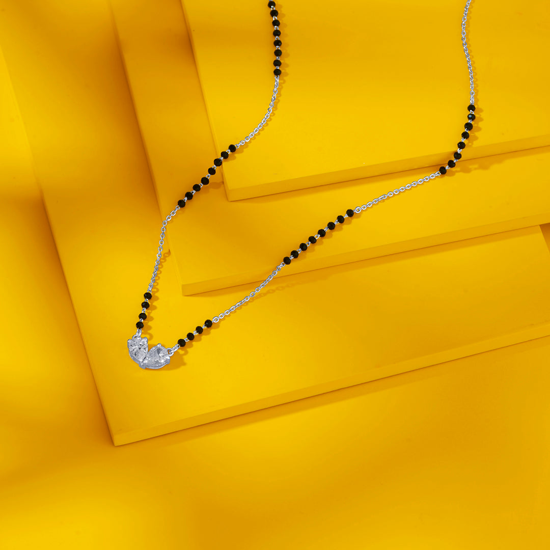 Evermore Love Silver Mangalsutra