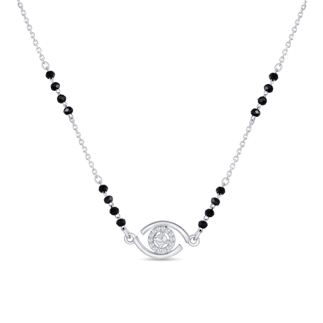 Modern Allure Silver Mangalsutra