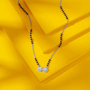 Twin Spark Silver Mangalsutra