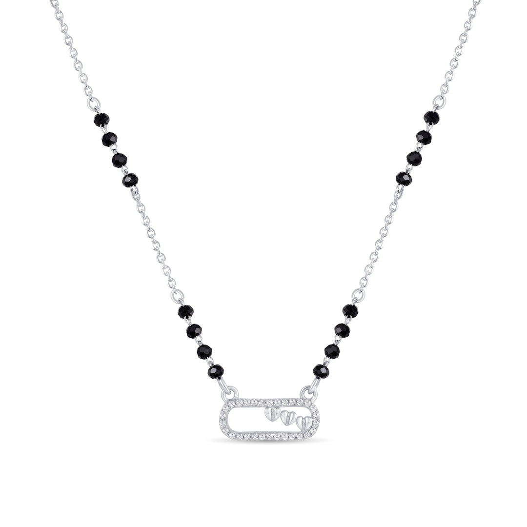 Love Link Silver Mangalsutra