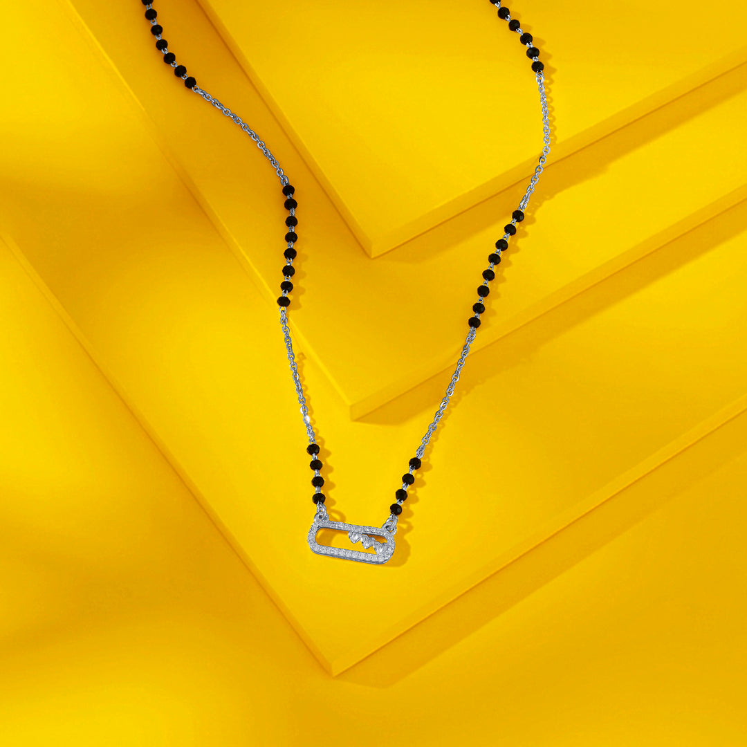 Love Link Silver Mangalsutra