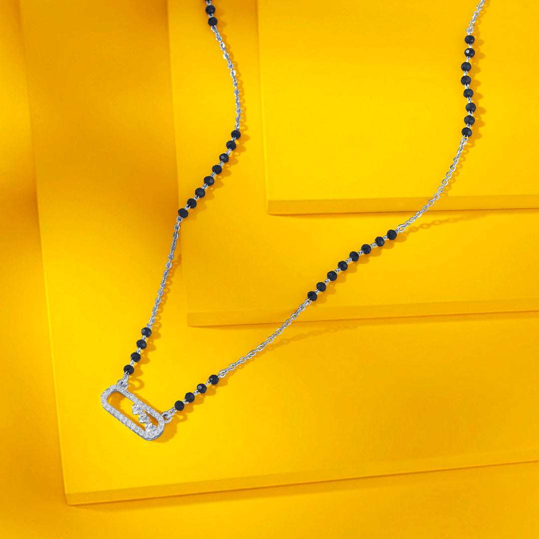 Love Link Silver Mangalsutra
